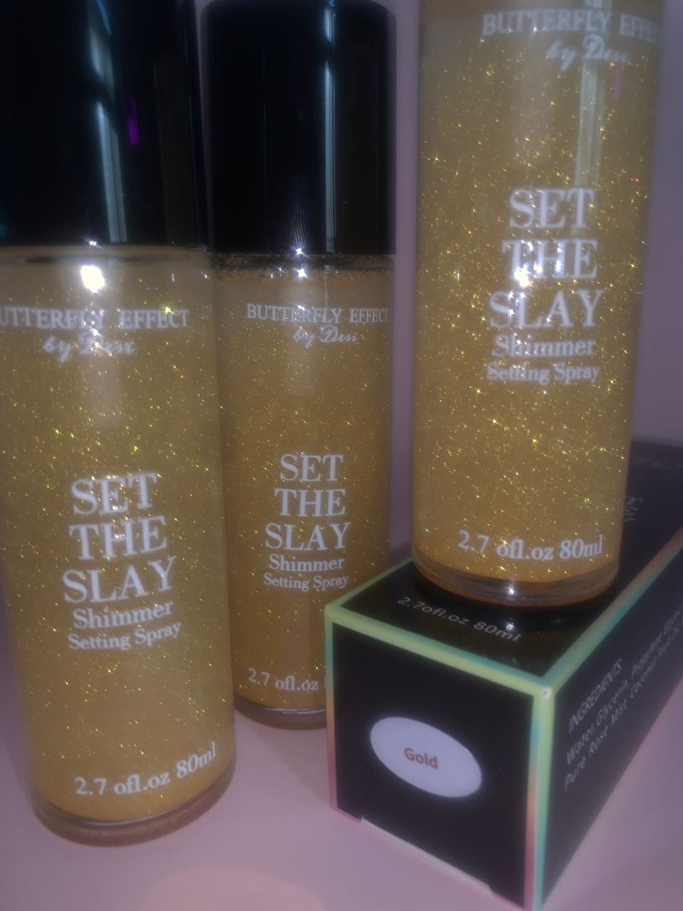 “SET THE SLAY” Shimmer Setting Spray