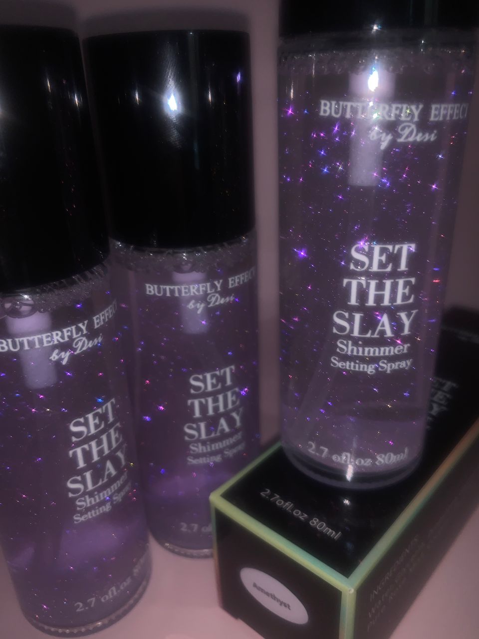 “SET THE SLAY” Shimmer Setting Spray