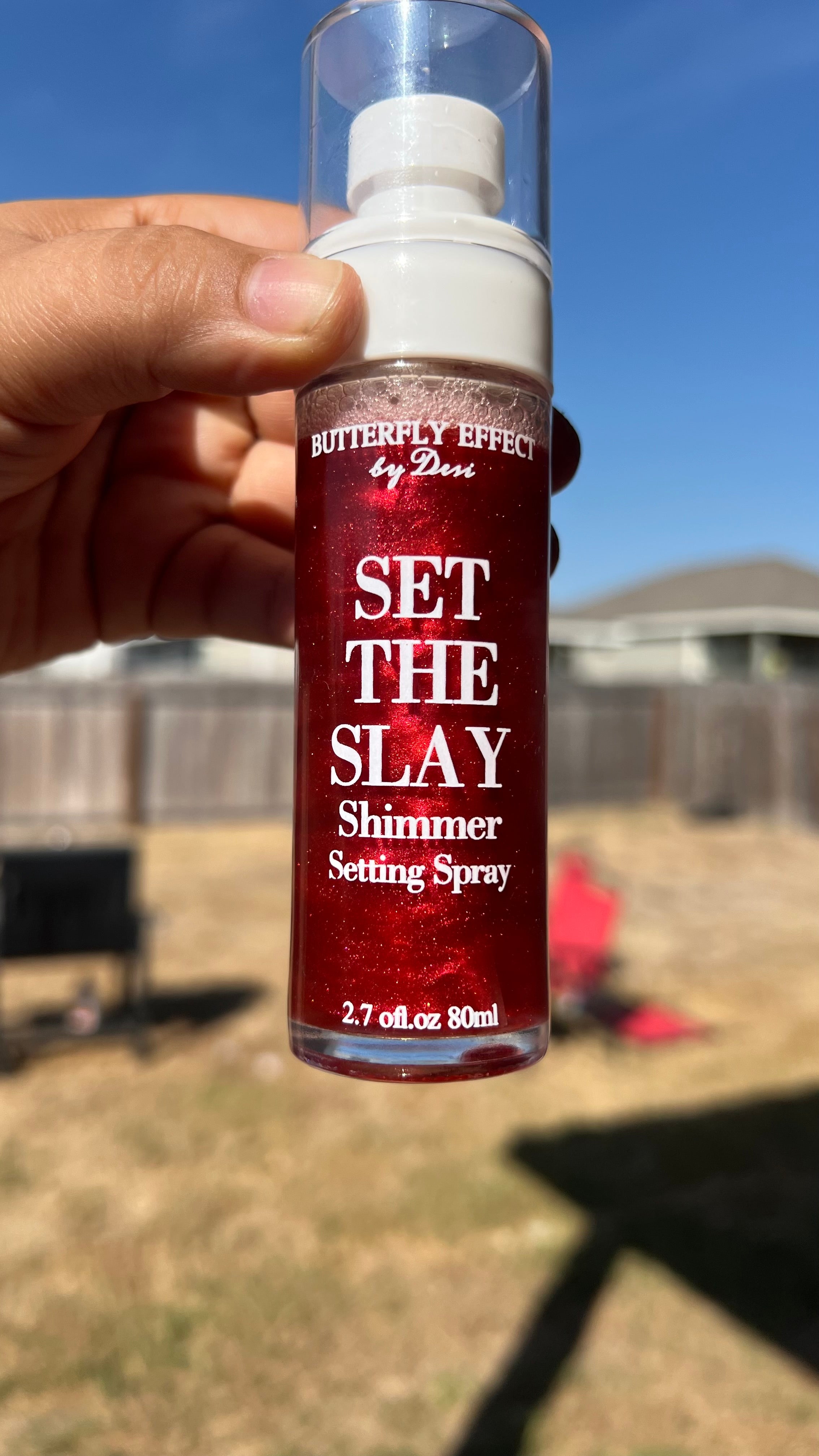 Set the Slay Shimmer Setting Spray-Vampire Kiss