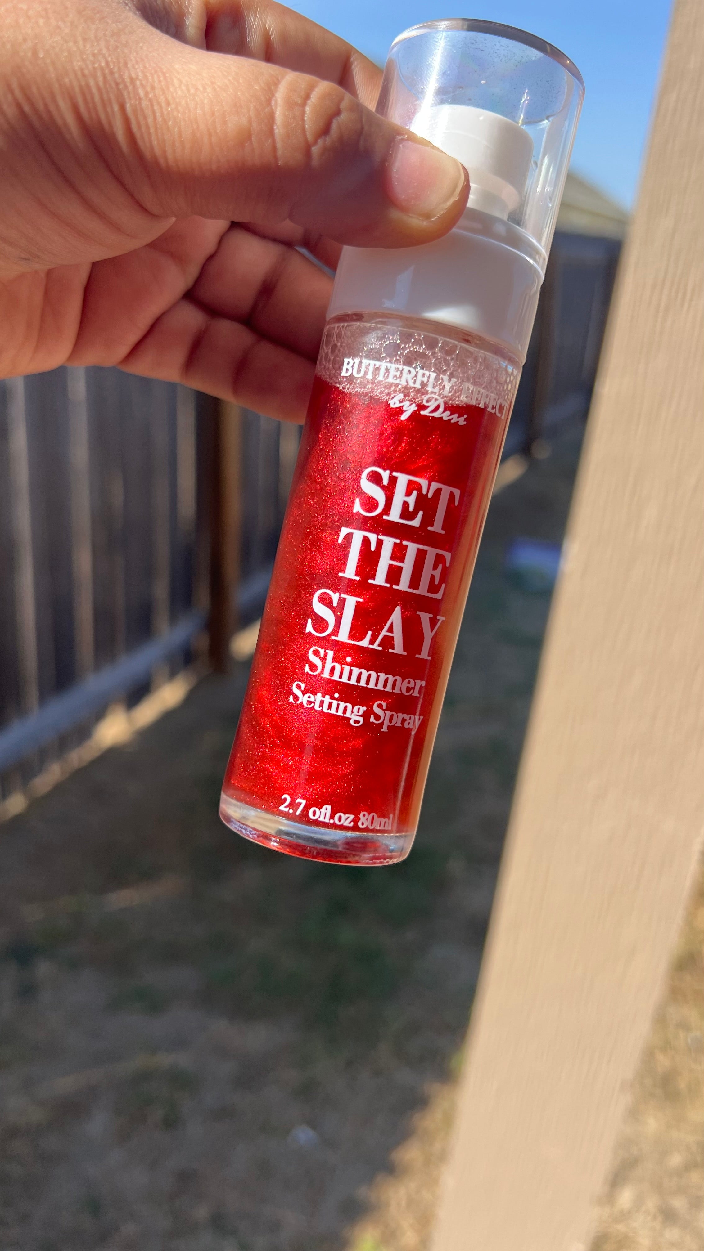 Set the Slay Shimmer Setting Spray-Vampire Kiss
