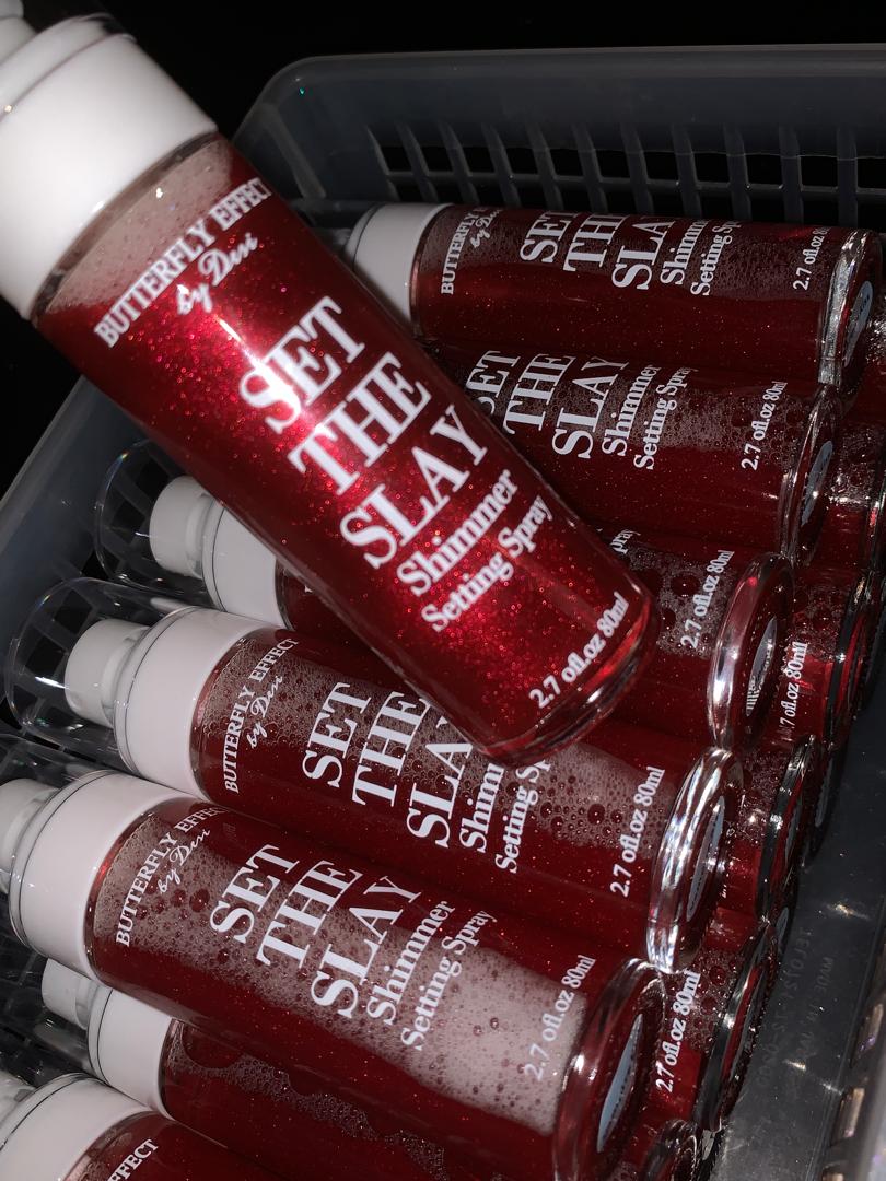 Set the Slay Shimmer Setting Spray-Vampire Kiss